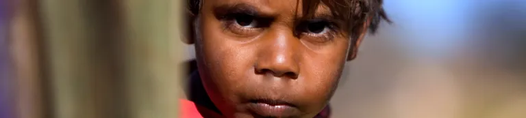 Frowning child
