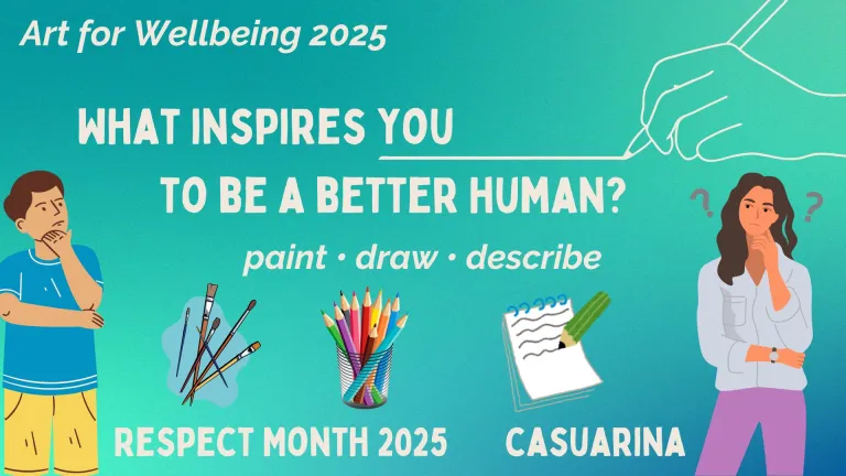 Art for wellbeing flyer