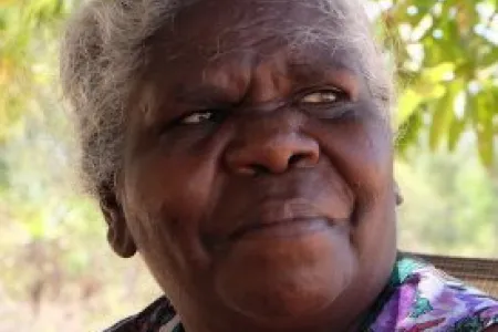 Nyomba looking out at country