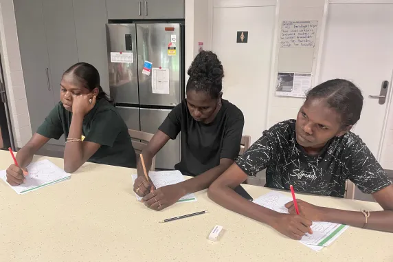 Tiwi students