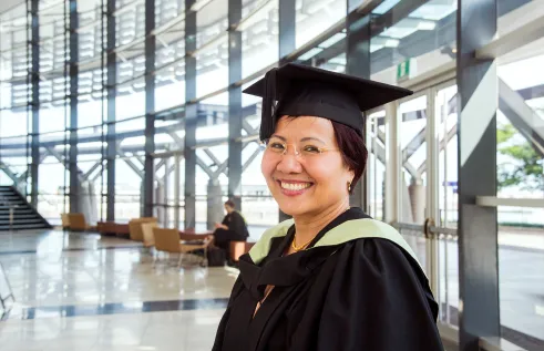 Female graduate