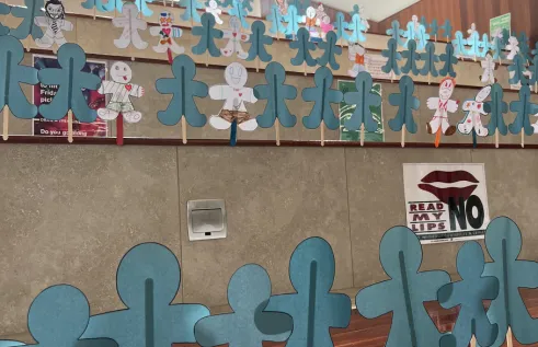 Respect Month installation